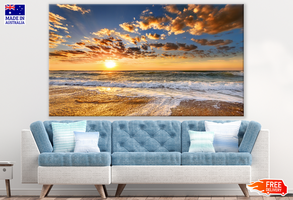 Beach Sunset View Photograph Print 100% Australian Made