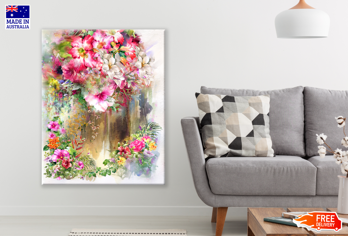 Floral Watercolour Painting Print 100% Australian Made