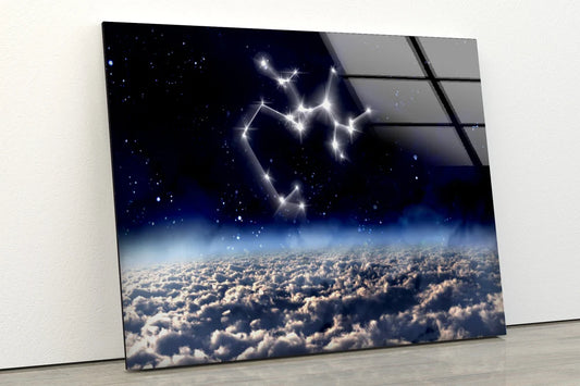 Star Pattern & Sky Photograph Acrylic Glass Print Tempered Glass Wall Art 100% Made in Australia Ready to Hang