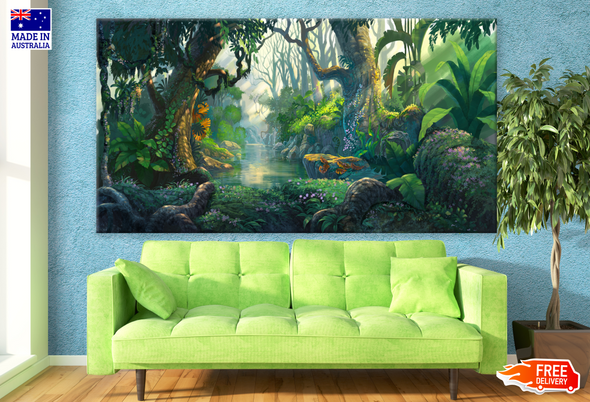 Forest Stunning Painting Print 100% Australian Made