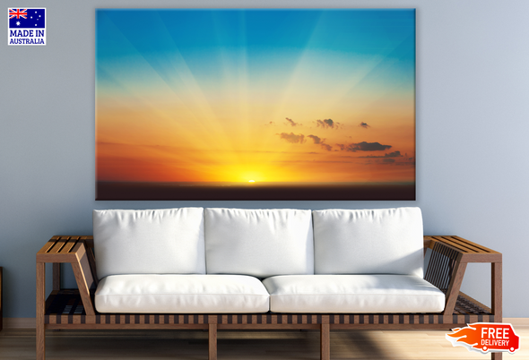 Stunning Sunset Sky Photograph Print 100% Australian Made