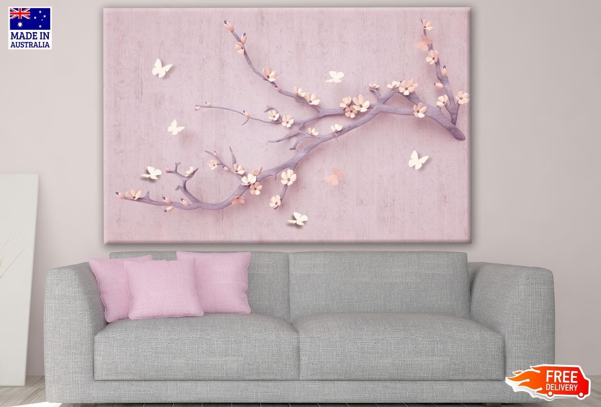 Floral Branch Design Print 100% Australian Made