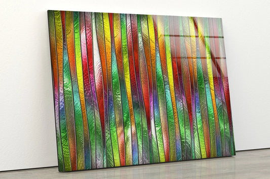 Colorful Abstract Design Acrylic Glass Print Tempered Glass Wall Art 100% Made in Australia Ready to Hang