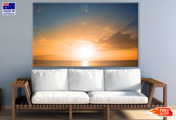 Sunset At Beach Photograph Print 100% Australian Made