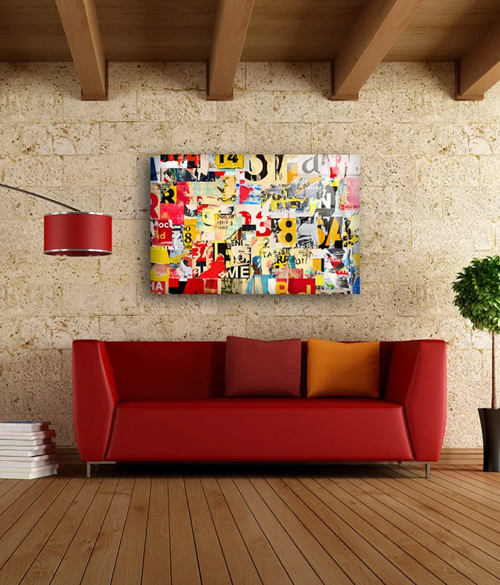 Abstract Design Acrylic Glass Print Tempered Glass Wall Art 100% Made in Australia Ready to Hang