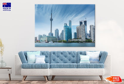 Toronto City Skyline Lake View Photograph Print 100% Australian Made