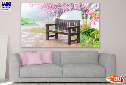 Bench Under Blossom Tree Photograph Print 100% Australian Made