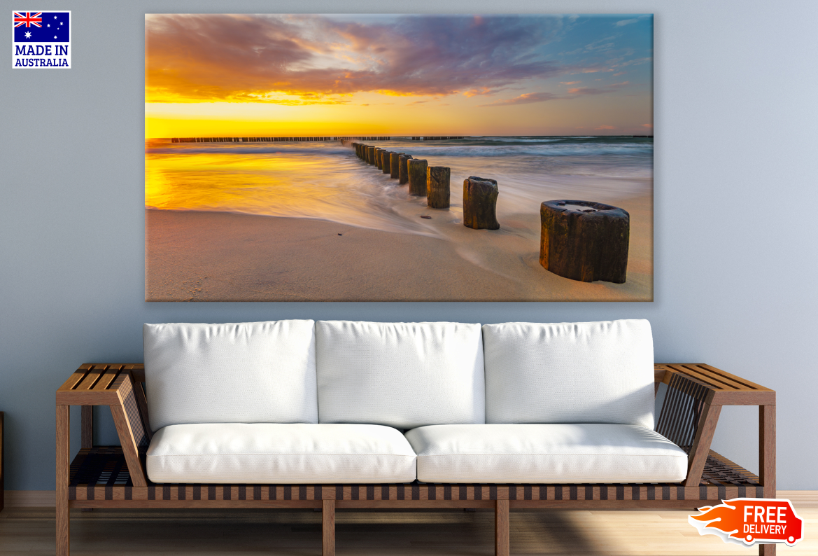 Beach Sunset Photograph Print 100% Australian Made