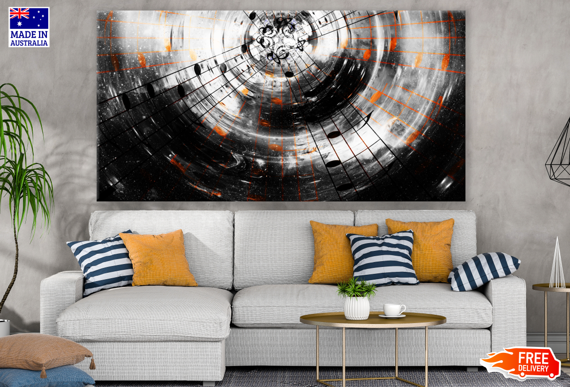 Abstract Music Design Print 100% Australian Made