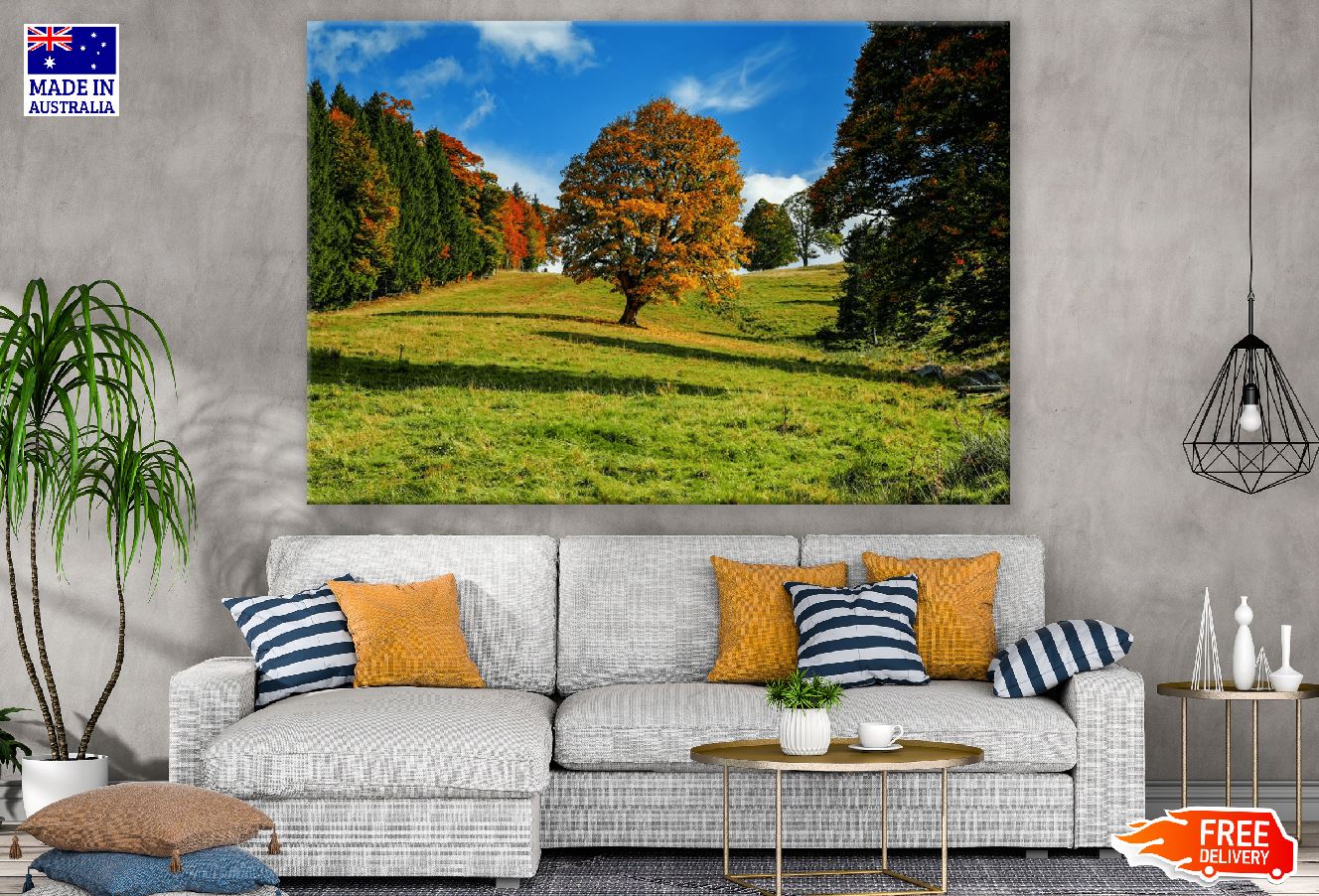 Tree Autumn Forest Landscape Photograph Print 100% Australian Made