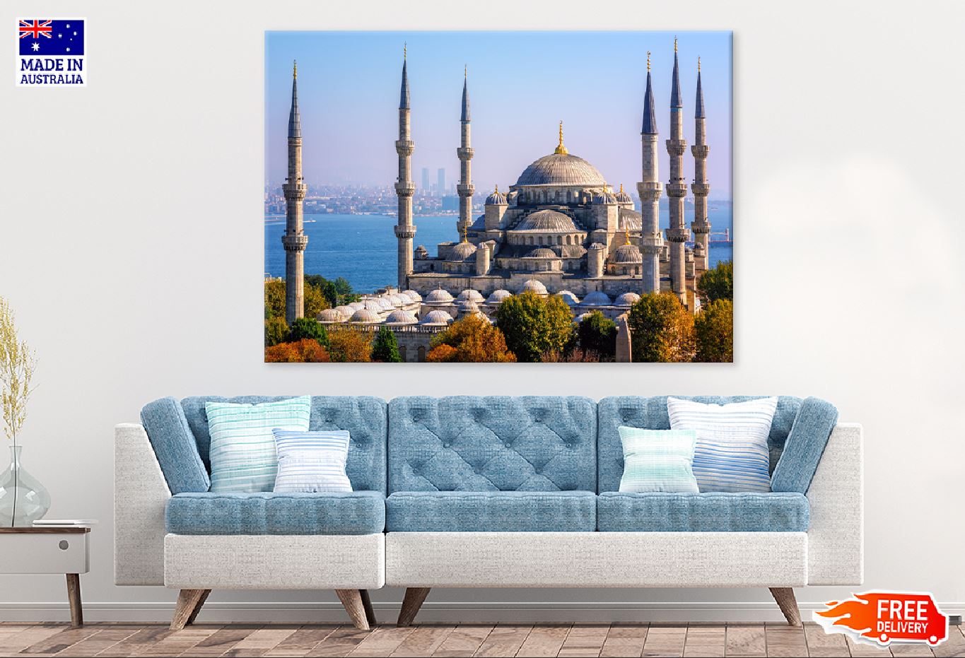 Blue Mosque View Istanbul Turkey Photograph Print 100% Australian Made