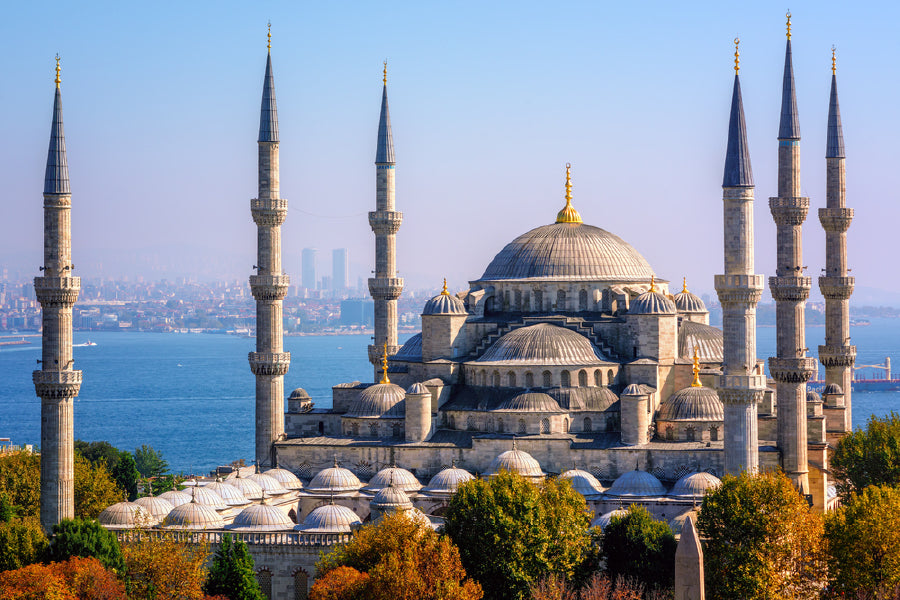 Blue Mosque View Istanbul Turkey Photograph Print 100% Australian Made