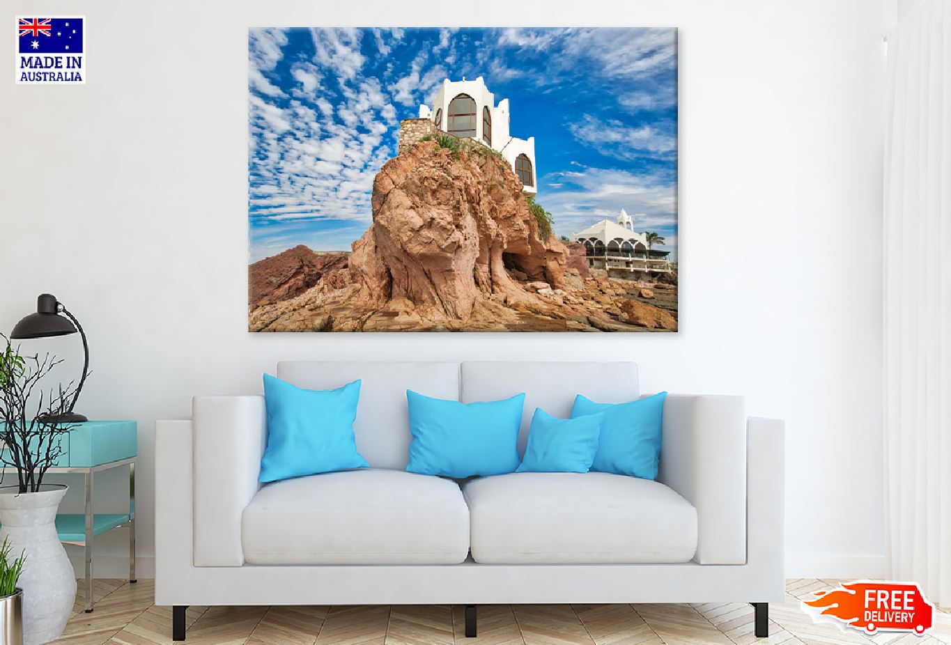 Promenade el Malecon with Ocean Photograph Print 100% Australian Made