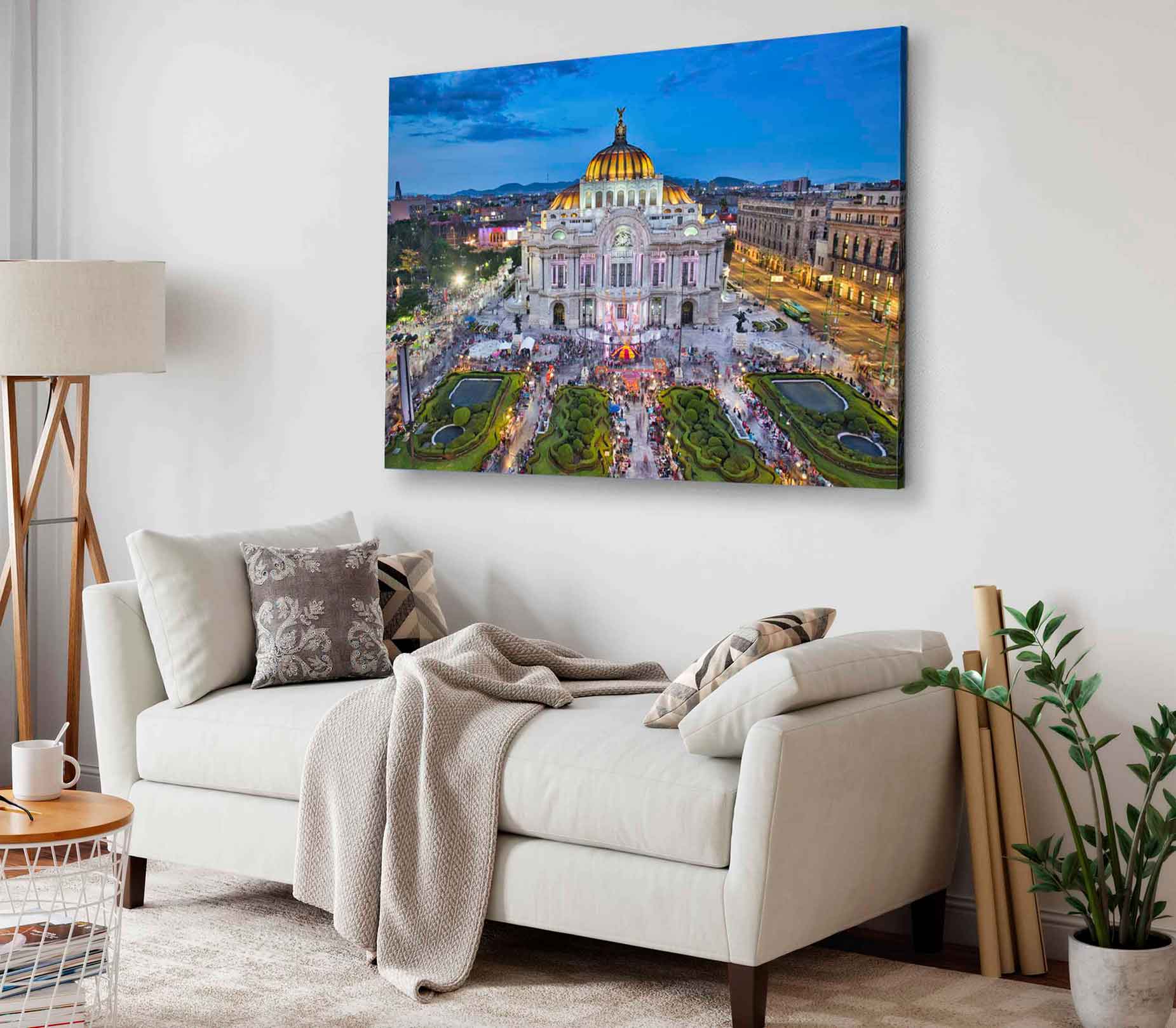 Bella Home Bellas Artes Palace Mexico City Print Canvas Ready to hang