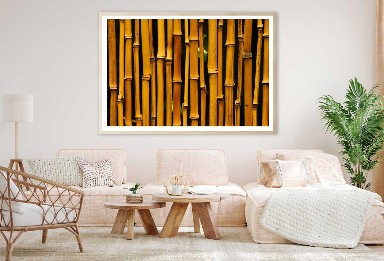 Bamboo Closeup View Photograph Home Decor Premium Quality Poster Print Choose Your Sizes