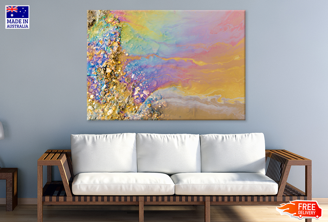 Colorful Abstract Design Print 100% Australian Made