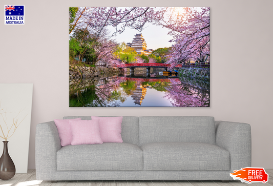 Blossom Flowers & Bridge Photograph Print 100% Australian Made