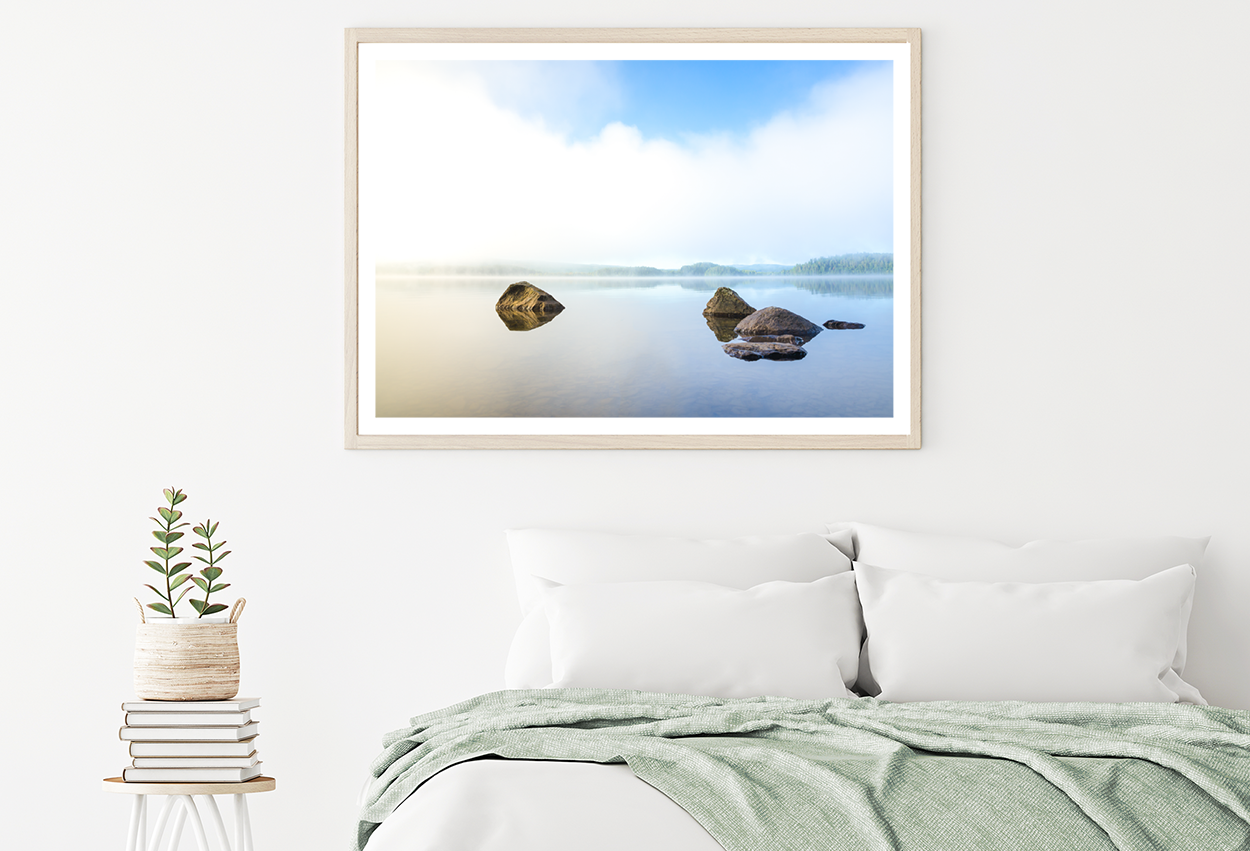 Rock On Sunset Cloudy Sky Scenery View Home Decor Premium Quality Poster Print Choose Your Sizes