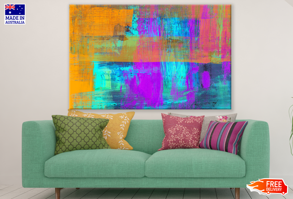 Colourful Abstract Design Print 100% Australian Made