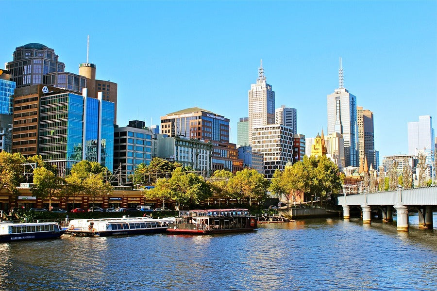 Yarra River & Melbourne City View Photograph Print 100% Australian Made