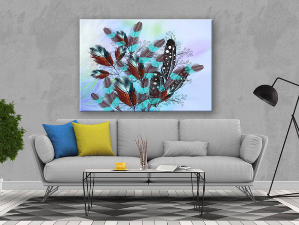 Feather Abstract Design Print 100% Australian Made