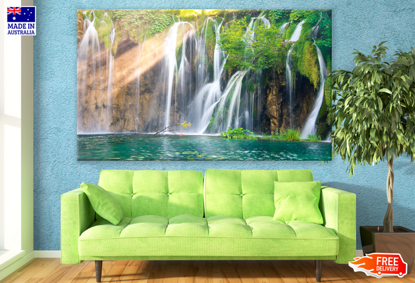Waterfall in Forest Photograph Print 100% Australian Made
