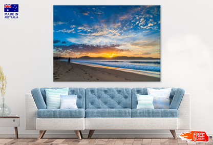 Sea Sunset Sky Scenery Photograph Print 100% Australian Made