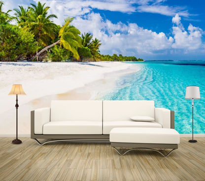 Wallpaper Murals Peel and Stick Removable Stunning Beach View High Quality