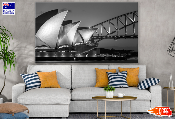 Sydney Opera House B&W Photograph Print 100% Australian Made