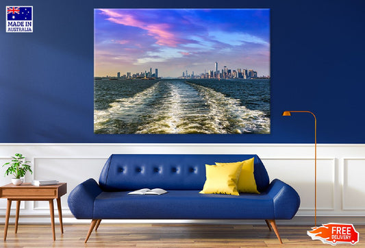 Hudson River & New York City View Photograph Print 100% Australian Made