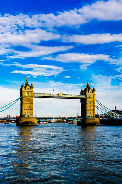 Tower Bridge with Blue Sky View Photograph Print 100% Australian Made