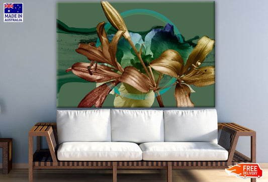 Flower 3D Design Print 100% Australian Made