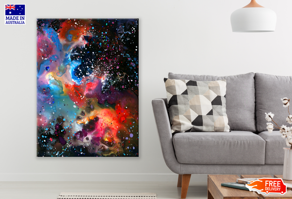 Colourful Abstract Design Print 100% Australian Made