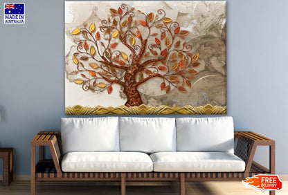 Colorful tree Abstract Design Print 100% Australian Made