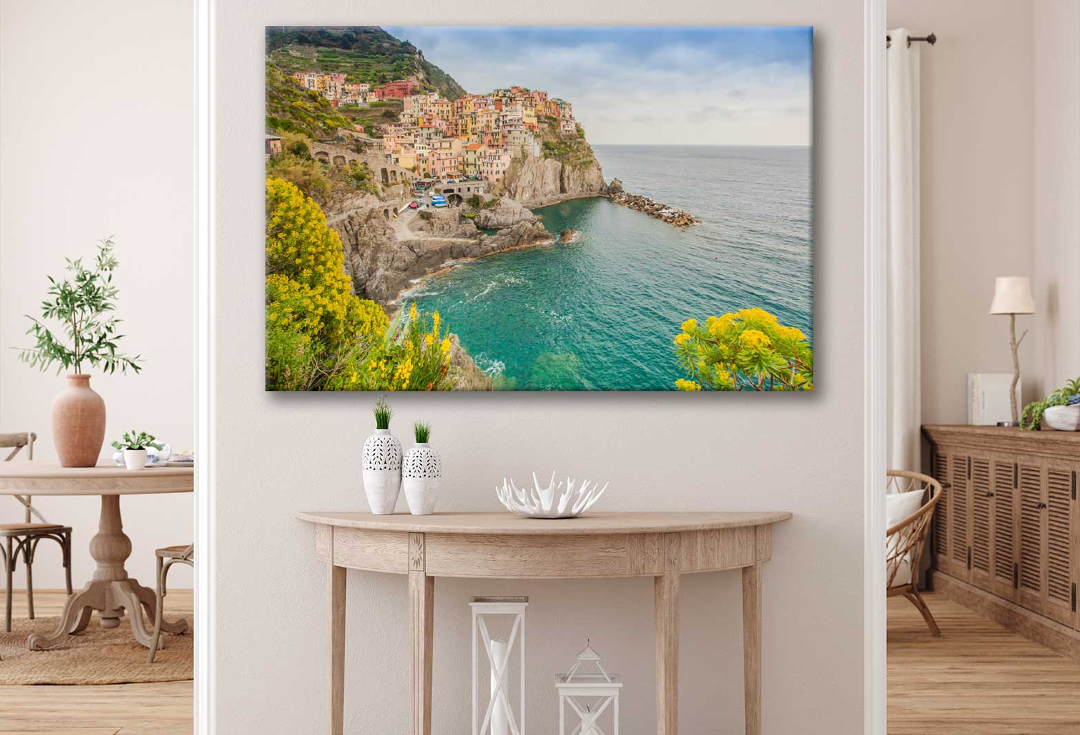 Bella Home Cityscape of Manarola Italy Print Canvas Ready to hang