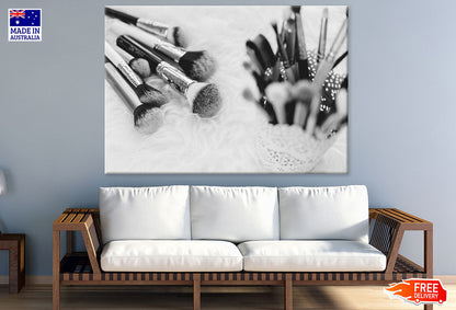 Makeup Brushes B&W Photograph Print 100% Australian Made