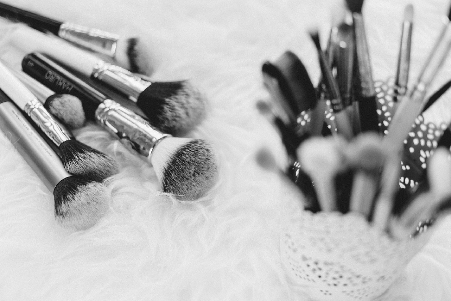 Makeup Brushes B&W Photograph Print 100% Australian Made