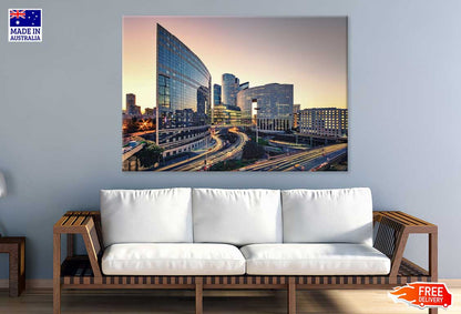 La Defense District View in Paris Print 100% Australian Made