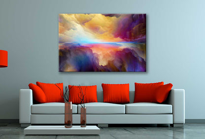 Bella Home Digital Colors as a Metaphor Painting Print Canvas Ready to hang