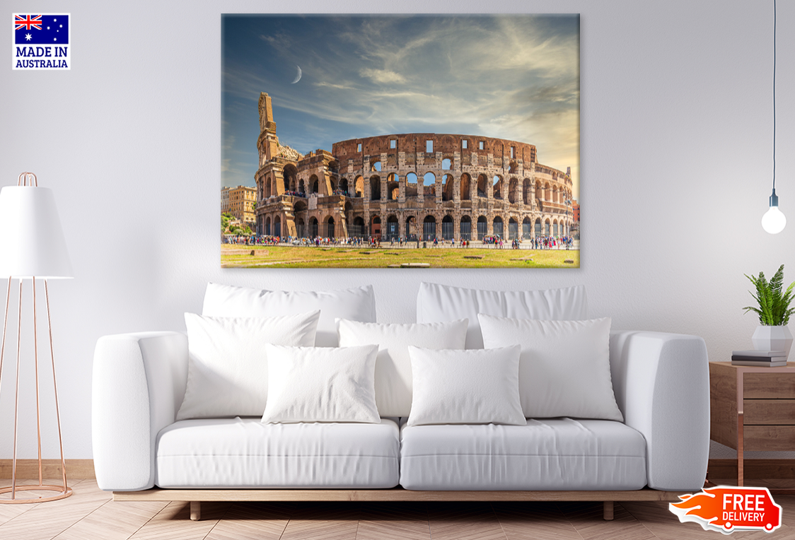 Colosseum In Rome Italy City Photograph Print 100% Australian Made