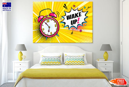 Alarm Clock Wake Up Print 100% Australian Made