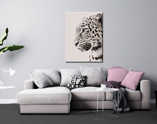 Leopard Head Wild Animal Print 100% Australian Made