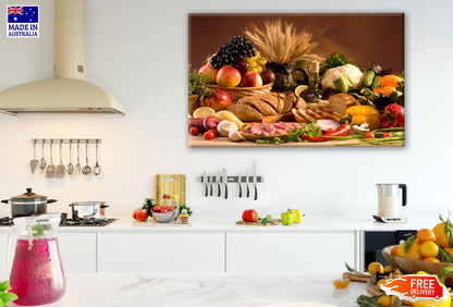 Bakery Foods & Fruits Photograph Print 100% Australian Made