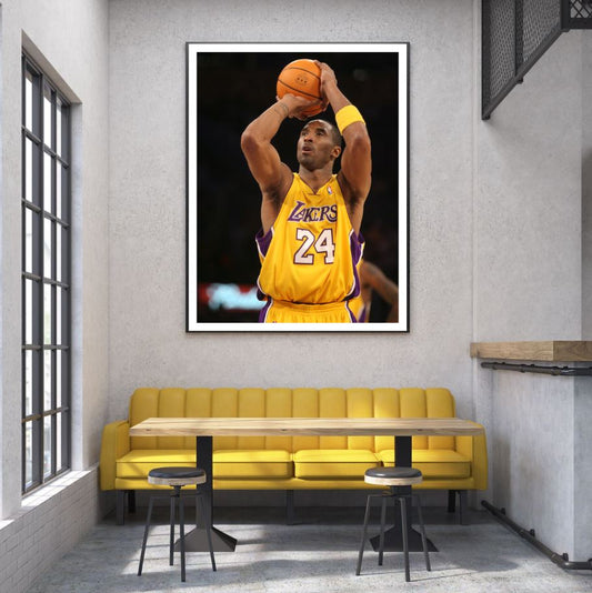 Kobe Bryant Basket Ball Player Home Decor Premium Quality Poster Print Choose Your Sizes