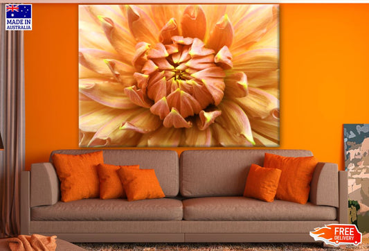 Orange Flower Closeup Photograph Print 100% Australian Made