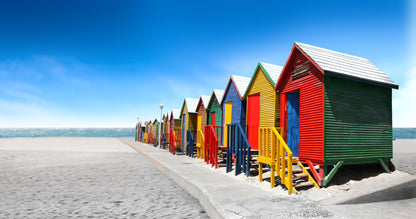 Colorful Beach Houses Photograph Print 100% Australian Made