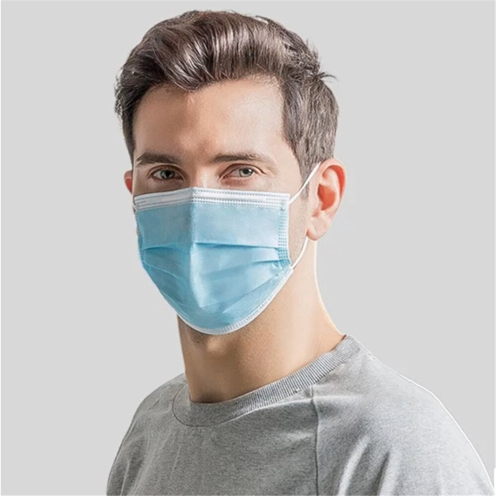 Face Mask Protective 3 Layer Mouth Masks Filter Ship In Stock Now AU