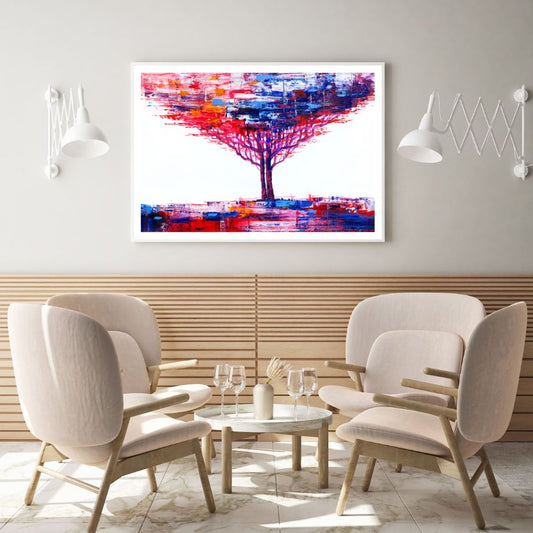 Colorful Tree Abstract Painting Home Decor Premium Quality Poster Print Choose Your Sizes