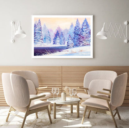 Colorful Forest Oil Painting Home Decor Premium Quality Poster Print Choose Your Sizes
