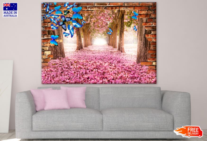 Butterflies & Blossom Trees Photograph Print 100% Australian Made